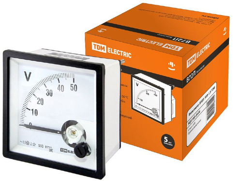 Вольтметр В72П 50В 1,5 TDM