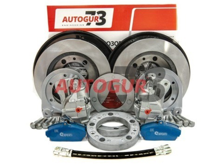 Дисковые тормоза УАЗ на военный (редукторный) задний мост