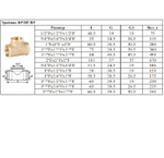 Тройник латун 1"1/4 Г.х 1/2 Г.х1"1/4 Г.  ViEiR (30/2шт)