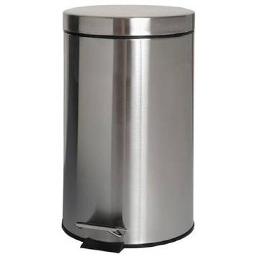 Ведро для мусора Хромированное с педалью 8л