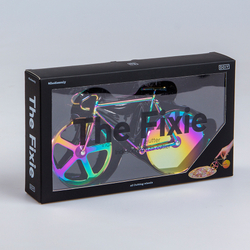 Нож для пиццы из нержавеющей стали the fixie, радужный