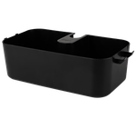 Полка для душа Kvina, цвет базальт, пластик