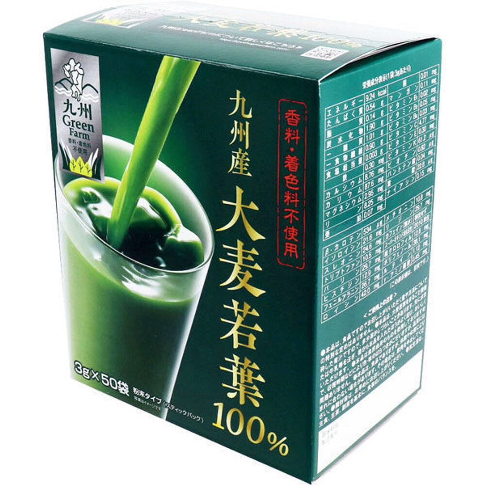Аодзиру Green Farm из листьев молодого ячменя, порошок, 50x3 г