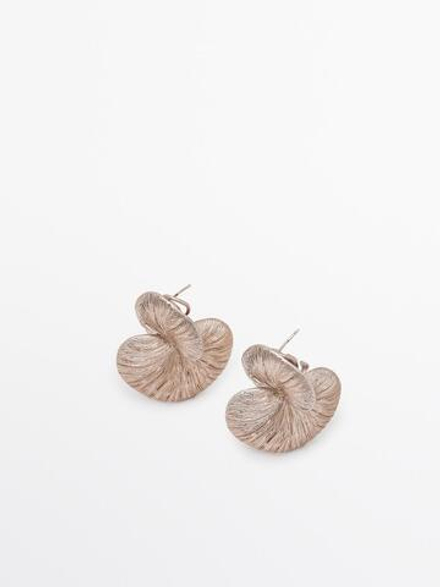 Massimo Dutti Серьги «Ракушки», серебряный