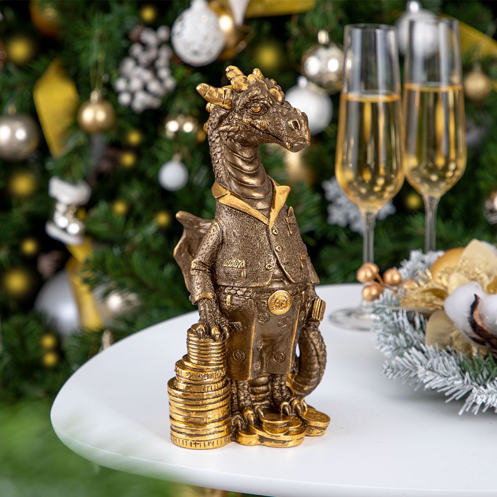 Статуэтка Дракон Франц Бронза