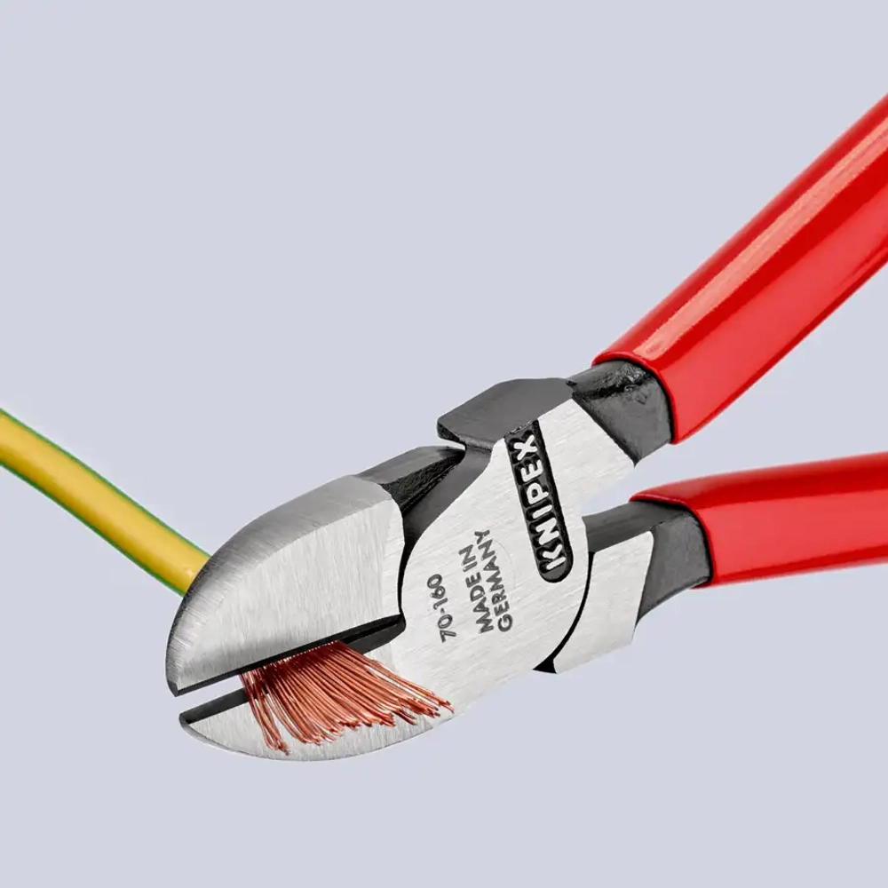 Кусачки боковые черненые 160 мм Knipex 70 01 160