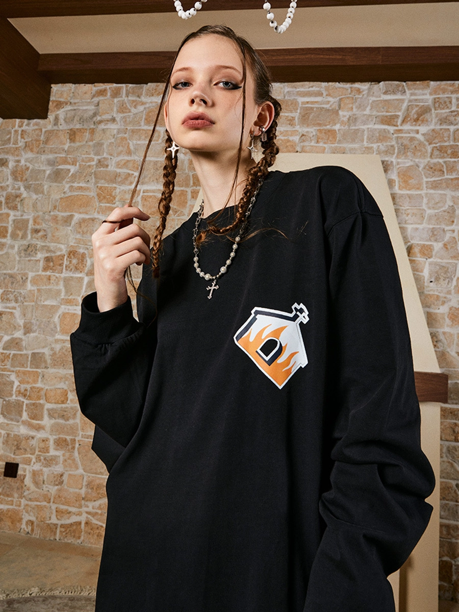 Лонгслив DONSMOKE "Church D" Oversized Longsleeve