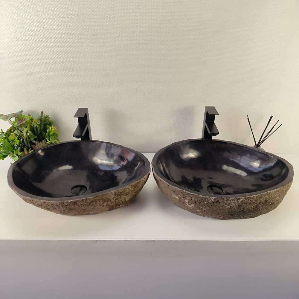 Раковина из речного камня ПАРА! RS-74900 57*45*15 0865