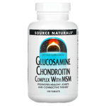 Source Naturals, комплекс с глюкозамином, хондроитином и МСМ, 120 таблеток