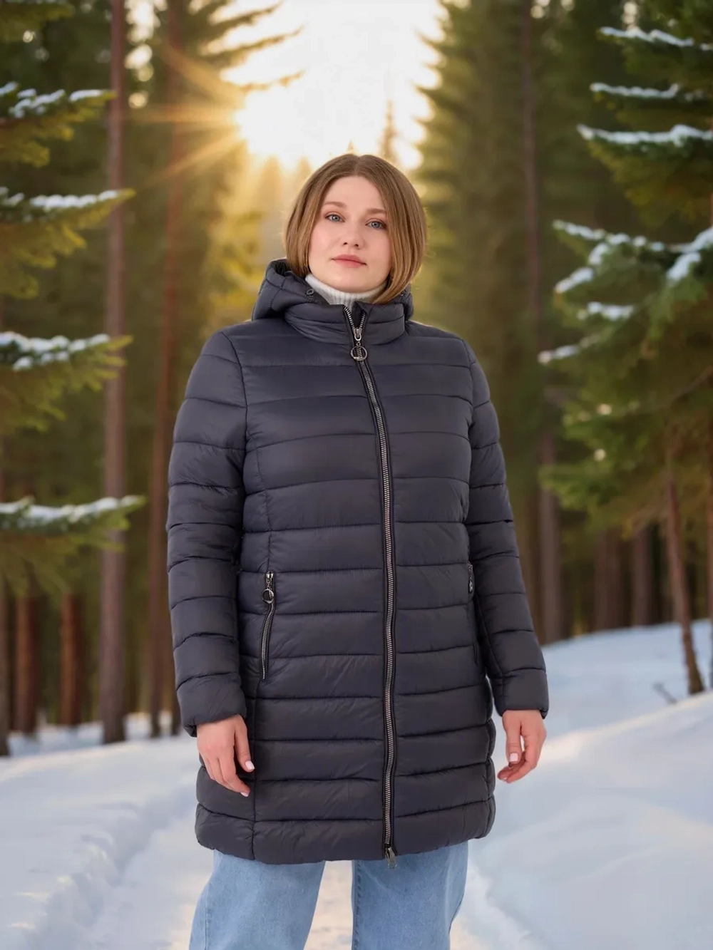 Куртка зимняя стеганая утепленная