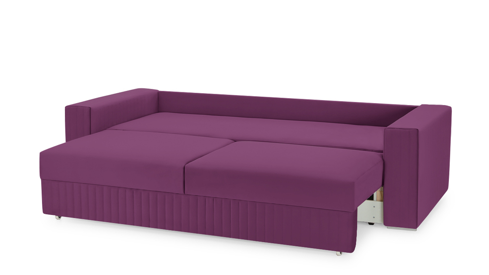 Диван Тусон Лайт Vivaldi 19 232*105*90 см, Фиолетовый  Еврокнижка Фиеста