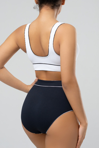 Купальник SF-55 Белый-Черный Opium