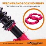 24 Ways Adjustable Coilovers Suspension Kit подходит для автомобиля BMW 3 (E46) 4-door sedan 318i; 330i; 325i; 328i; 318d; 320d; 320i,325i ;330d (02/1998-04/2005) lowering kit