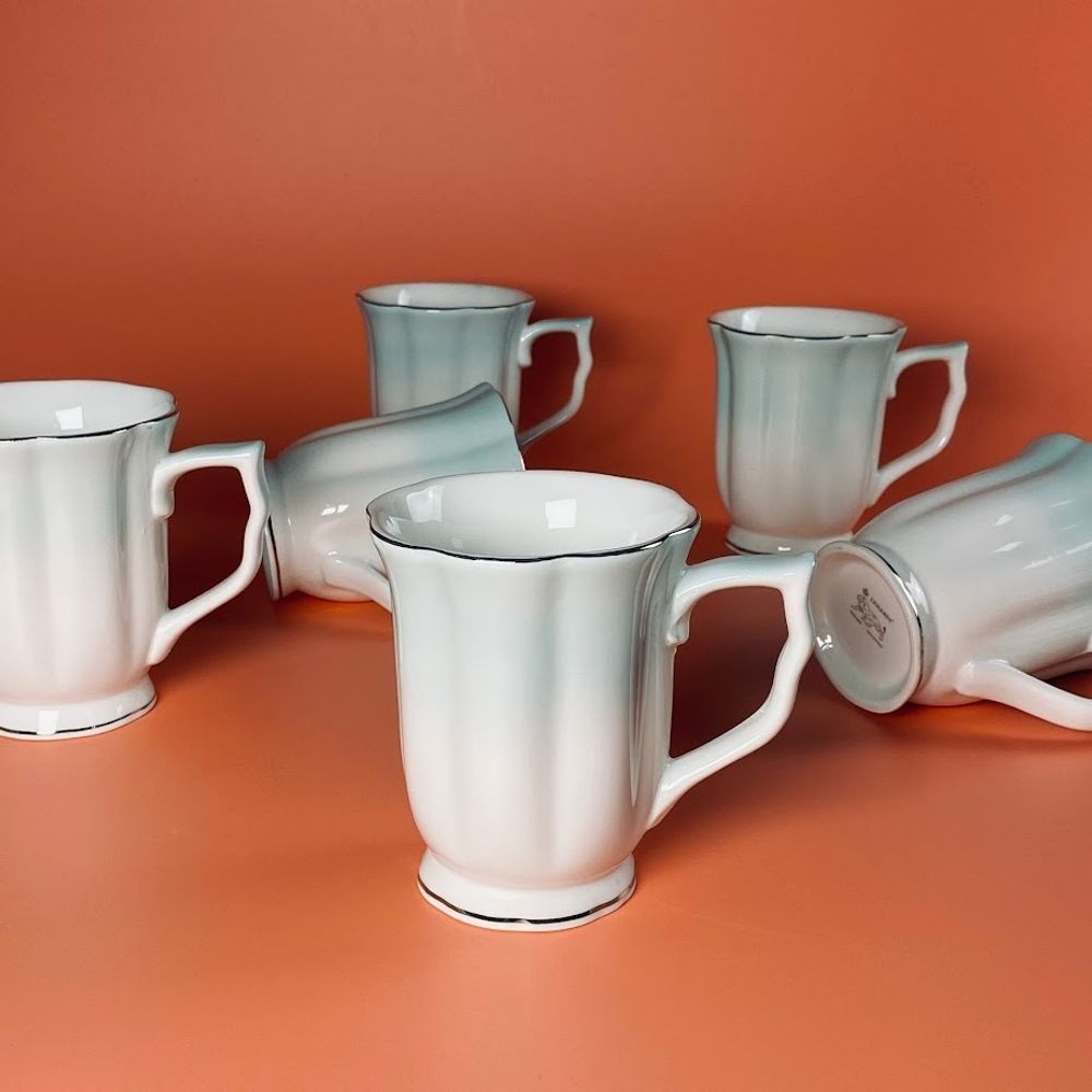 Lenardi 164-006 Набор из 6 кружек 350мл в под.уп.(х8)Фарфор