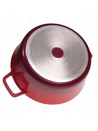 Кастрюля 6,5 л. Kamille KM 4467 серия DUBLIN из литого алюминия с антипригарным покрытием с крышкой