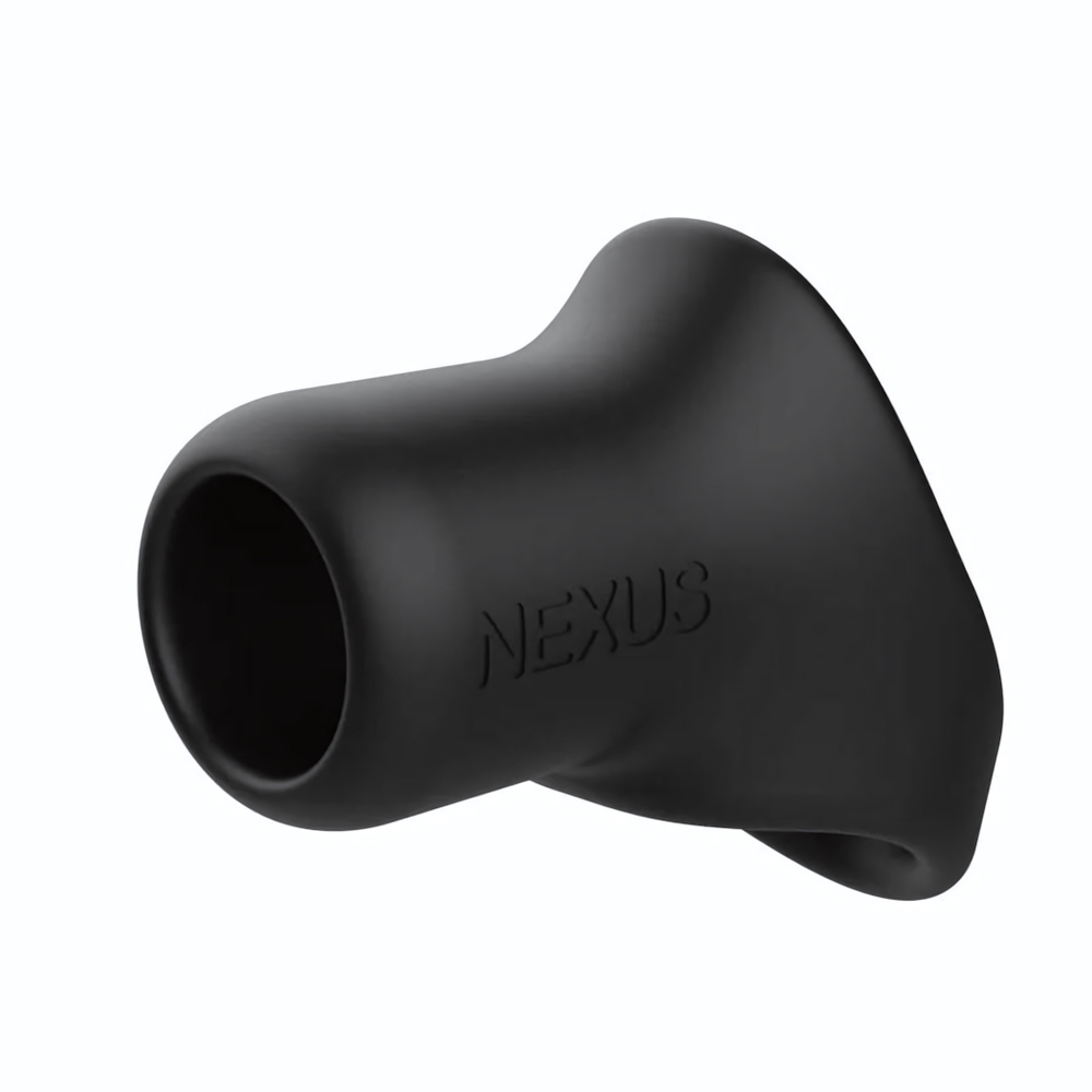 Черное эрекционное кольцо-слинг Nexus Rise (Цвет: черный)