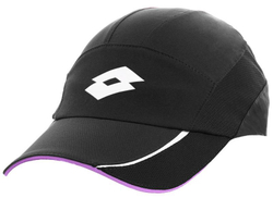 Теннисная кепка Lotto Tennis Cap - all black/bellflower