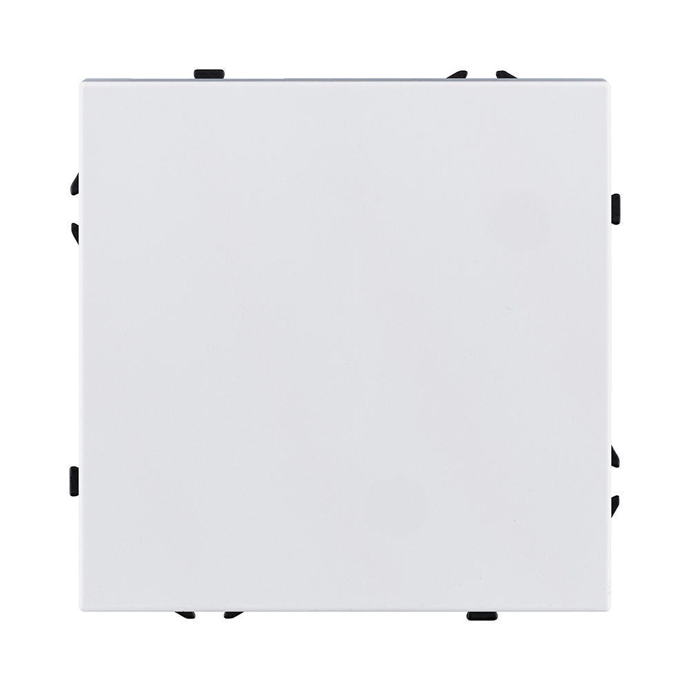 Выключатель кнопочный 1-клавишный 10А/250В, белый глянцевый Kollinger Eclipse EC-006WG