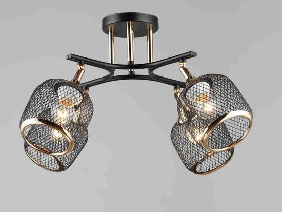 5150/4 BK+FGD (4) Люстра (RL)