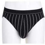 Мужские трусы слипы черные в полоску BUGATTI 50010/5641 933