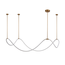 Подвесной светильник 10521P brass/white