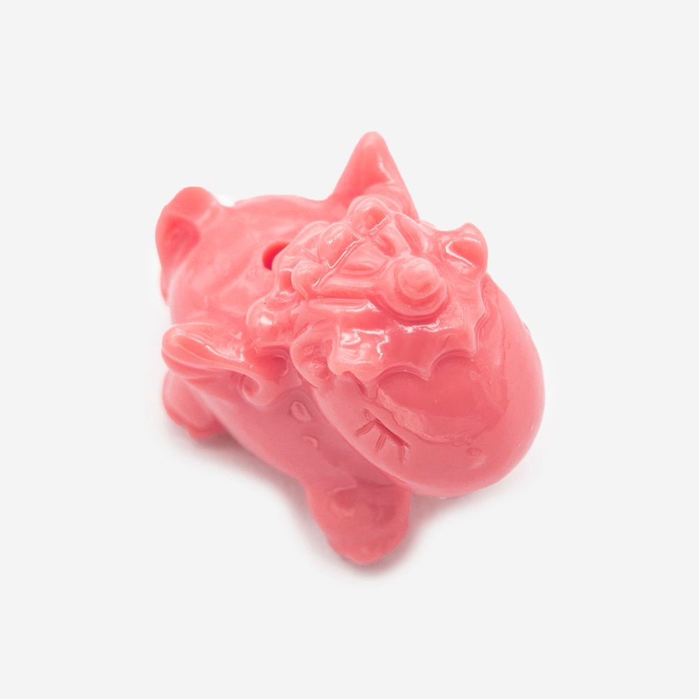 Подвеска "Единорог", 20,6*19мм, коралловая пудра