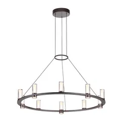 7143/70L HIGHTECH ODL26 513 светильник темный никель/акрилл/металл IP20 LED 60W 3830Лм 3000K 180° 220V DEFANCE