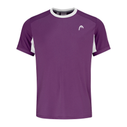Мужское теннисное поло HEAD Slice T-Shirt Men - Violet, White