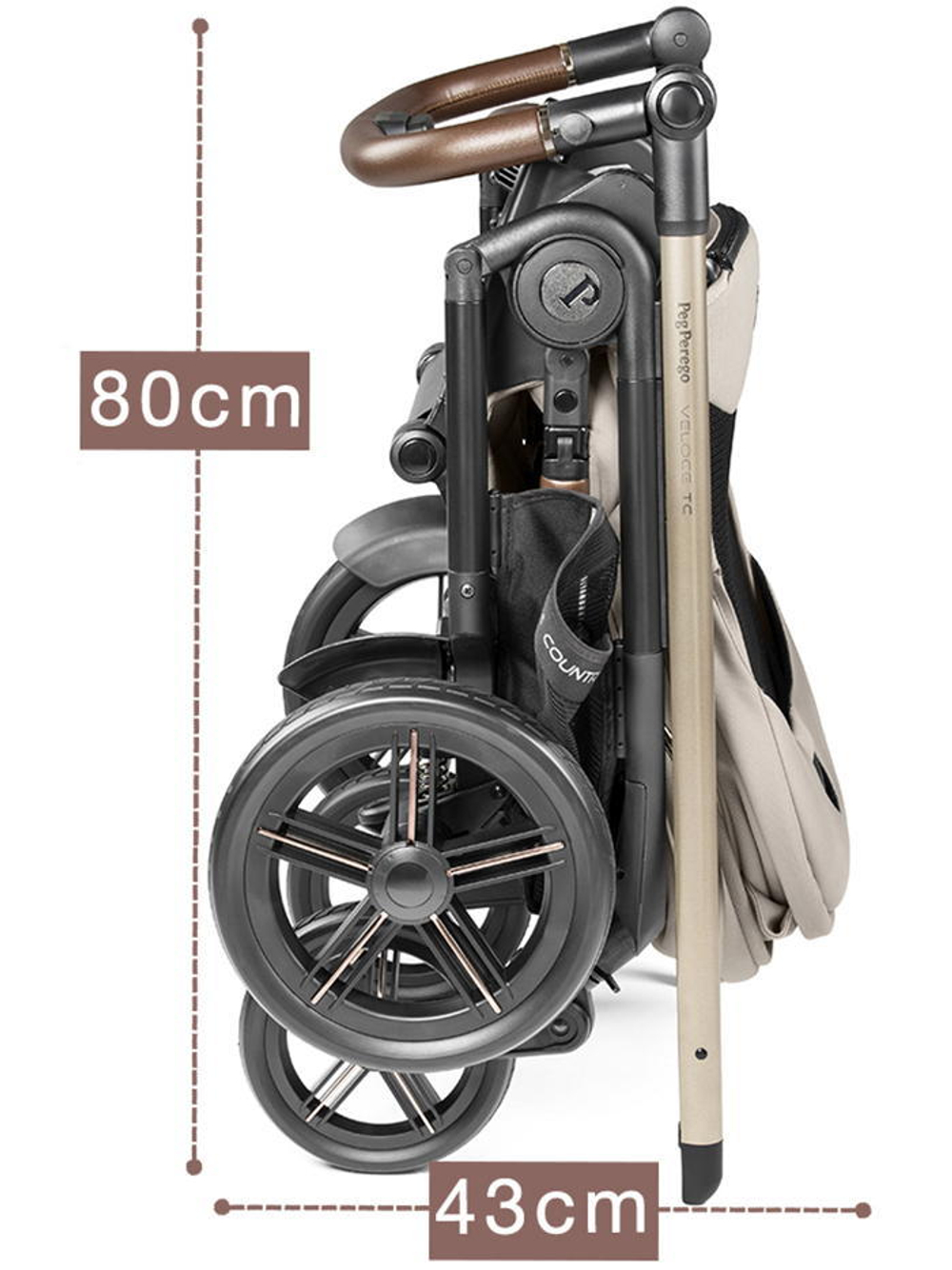 Коляска Peg Perego Veloce TC New Belvedere 2 в 1 Astral