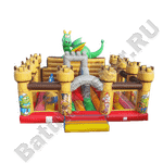 Коммерческий надувной батут "Замок дракона"