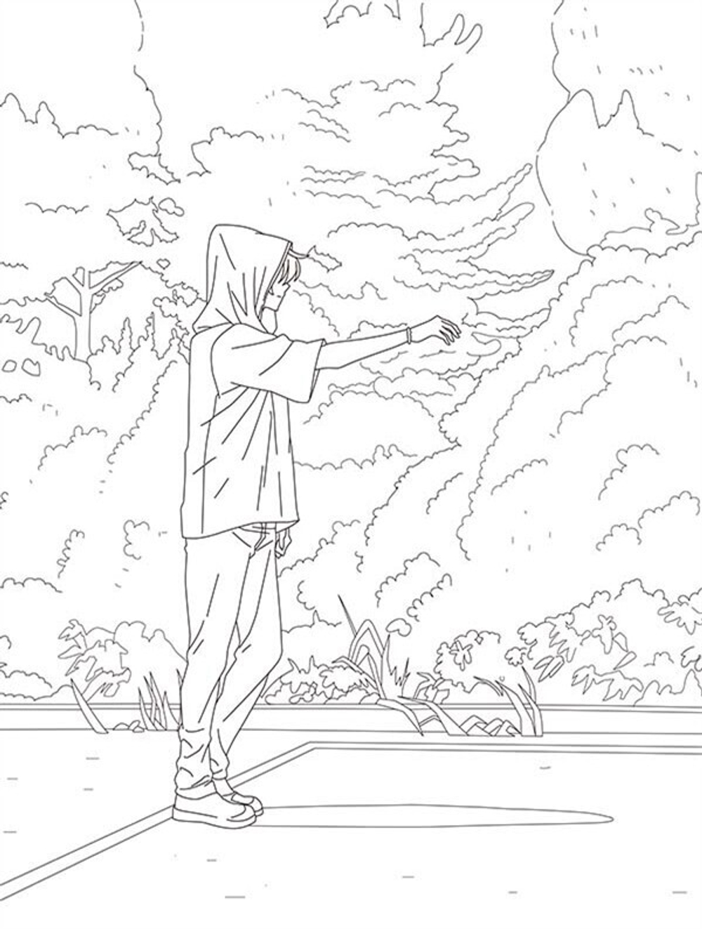 Remember Hari Horror Romance. Coloring Book