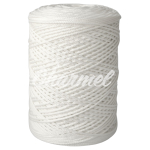 White polyester cord 2 mm