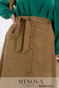 Юбка 2394-светло-коричневый Minova