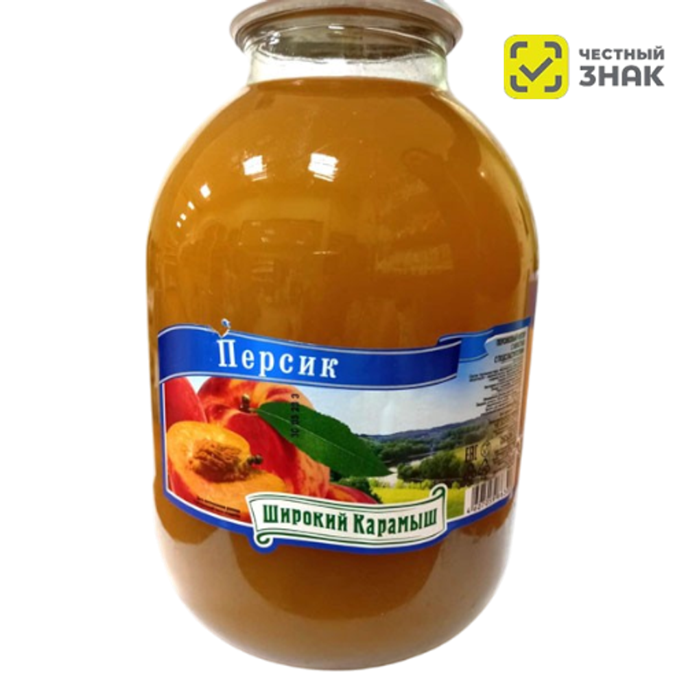 нектар ПЕРСИК (с мякотью) 3л (1х4) СКО