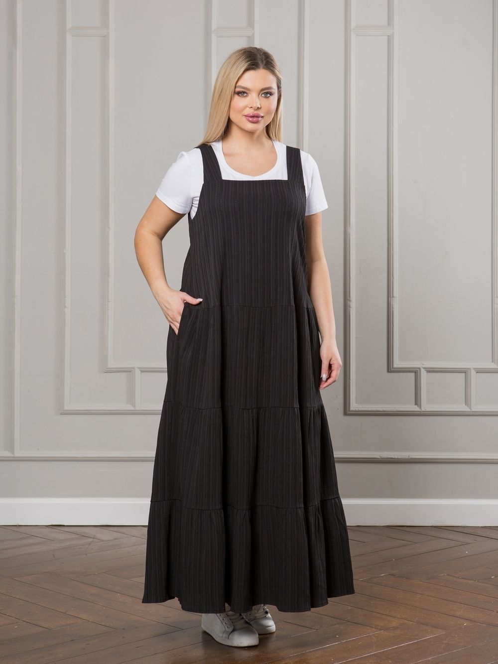 Сарафан 1251 капучино Novita (Акция)