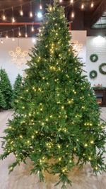 Елка с гирляндой встроенной «Престиж» (Литая хвоя) 185 см / 1,8 м