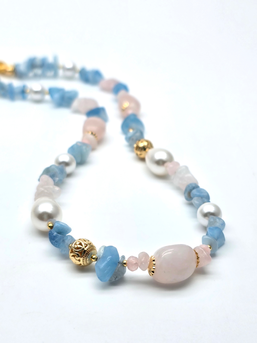 91002850 Колье Роман с камнем