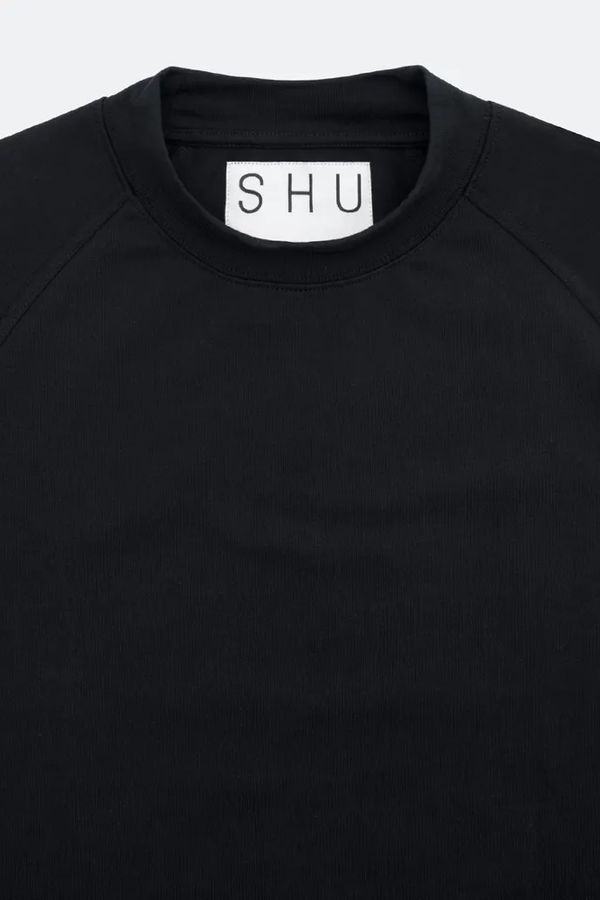 Футболка свободная плотная черная - фото 4