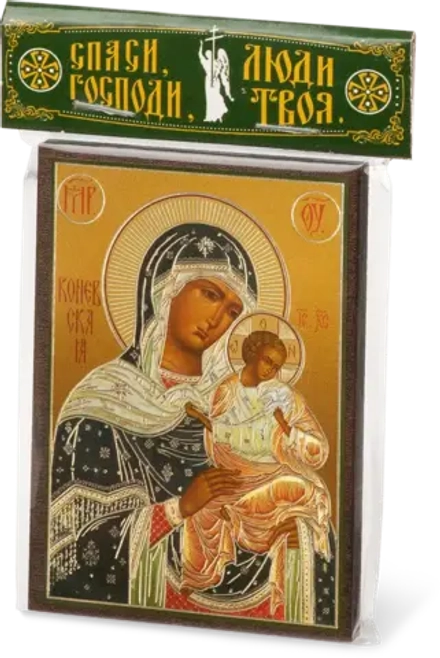 Икона БМ "Коневская" 6х9 на МДФ-6