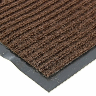 Коврик 120*150см влаговпитывающий ребристый FLOOR MAT "Стандарт", коричневый