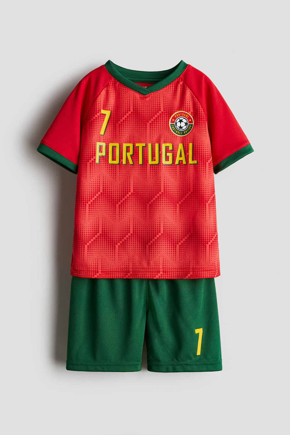 H&M Комплект из шортов и футболки, красный