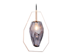 Подвесной светильник со сменной лампой TR3627 GD/SM золото/дымчатый G9 max 40W D200*1100