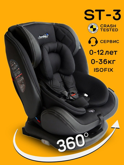 Автокресло детское AMAROBABY ST-3,Isofix класс D, группа 0+/1/2/3