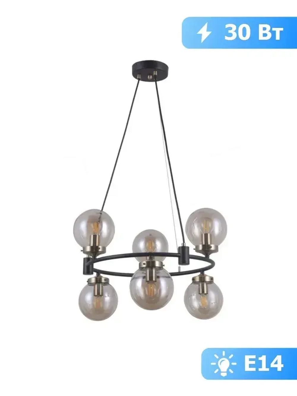 Подвесная люстра светодиодная Omnilux Sorrento OML-94003-06