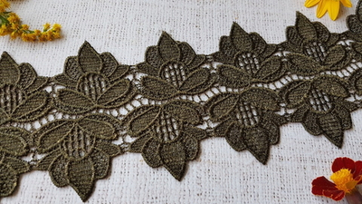 Кружево плетеное, ш. 11 см