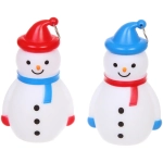 Сувенир с подсветкой «Снеговичок в колпачке», микс