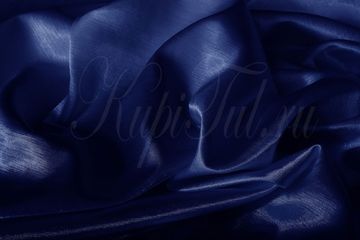 Leonardo (Синий), Шторы из однотонного шик-сатена.