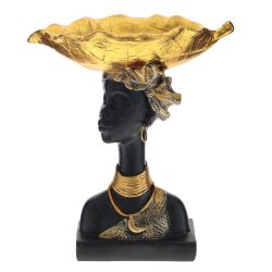 GAEM Фигурка декоративная "Африканка", L20 W13 H23 см