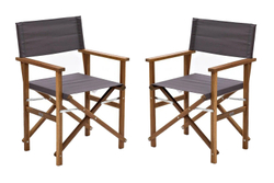 Стул из акации DIRECTOR темно-серый