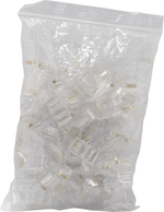 RJ-45 Коннектор Кат.5 &lt;V&gt; под одножильный кабель 1 штука